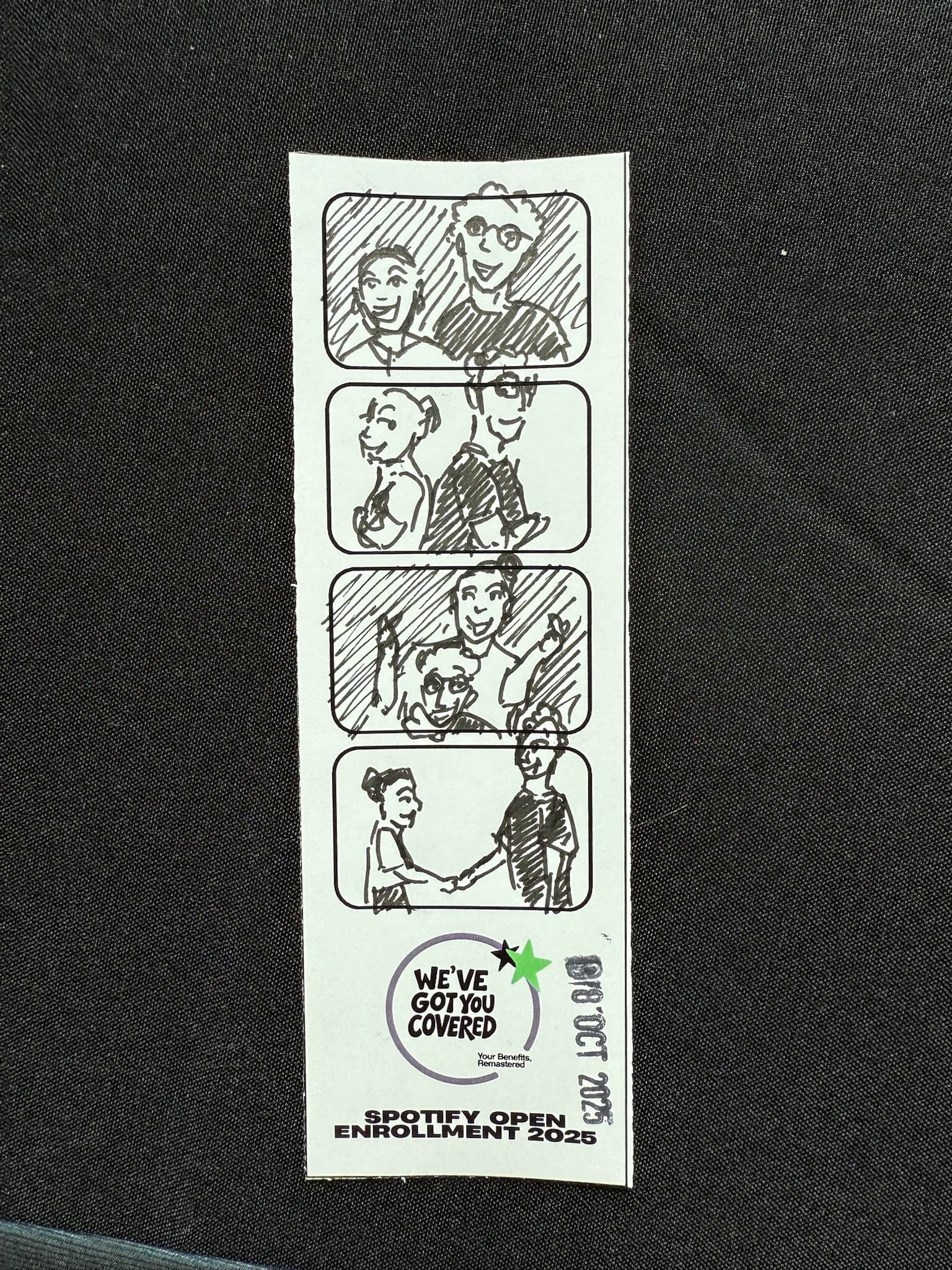 Hand-drawn photobooth placeholder